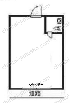 シャンブル15の間取図