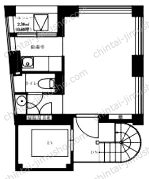 VORT恵比寿Ⅳ7階の間取図