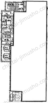Daiwa築地ビル6階の間取図