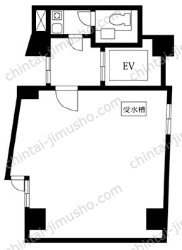 TM浜町ビル1階の間取図