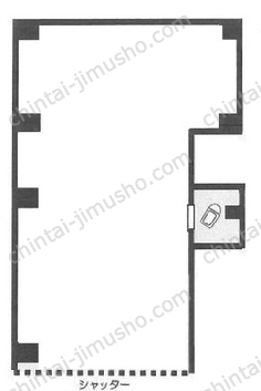 九段下プラレールビルの間取図