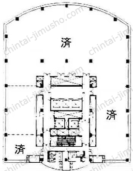 横浜東口ウィスポートビルの間取図