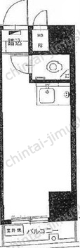 西新宿ダイヤモンドパレスの間取図