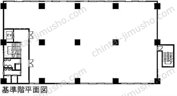 新東陽ビル／ハローオフィス東陽町2階の間取図