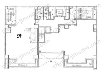 銀座コティビルの間取図