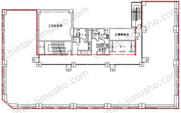 日土地亀戸ビル2階の間取図