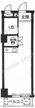 レガシー千駄木4階の間取図