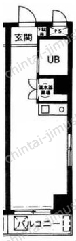 レガシー千駄木5階の間取図