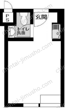 サンモール道玄坂4階の間取図