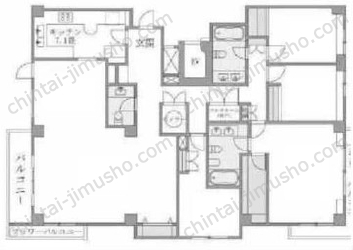 ミヤケホームズ3階の間取図