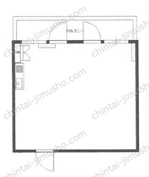 朝日八丁堀マンション6階の間取図