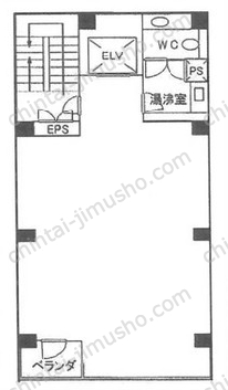 三洋ビル6階の間取図