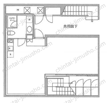 ラナイグレース北青山B1階の間取図