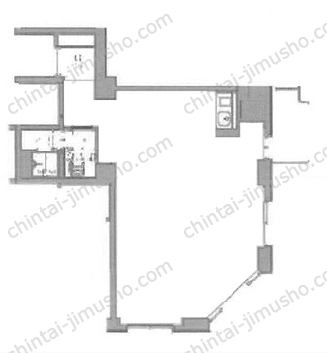 高輪マンションの間取図