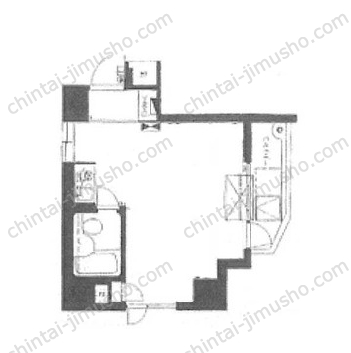 日興パレス三番町4階の間取図