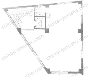 第3大谷ビル2階の間取図