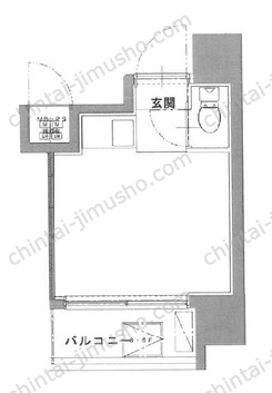 デコズキャッスル赤坂の間取図