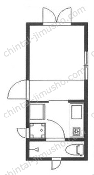 SK41181階の間取図