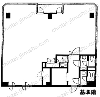 住泉KMビル2階の間取図