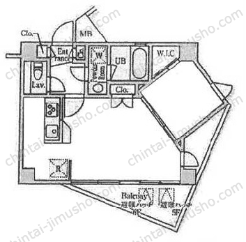AREAM6階の間取図