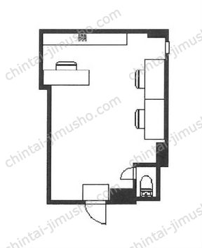 佐々木ビル1階の間取図