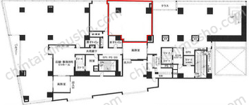 宮益坂ビルディング／宮益坂レジデンス　ザ・渋谷レジデンスの間取図