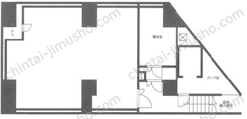 渋谷道玄坂プラザ仁科屋ビルの間取図