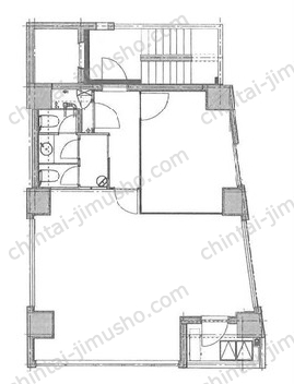SNT八丁堀ビル7階の間取図