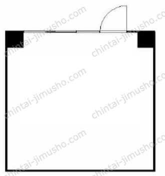 御苑ハイツ1Fの間取図