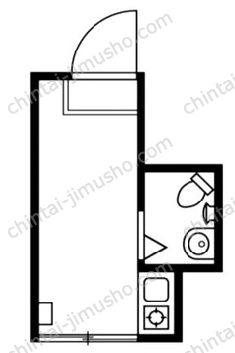 柳橋ビル3階の間取図