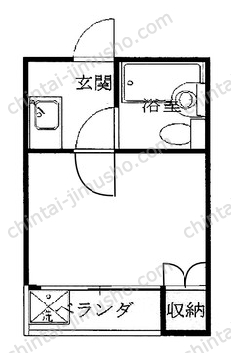 パレス池袋1階の間取図