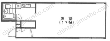 サナダビル23階の間取図