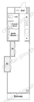 新一の橋ハイツの間取図