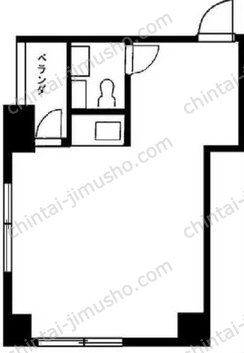 グローリア宮益坂8階の間取図