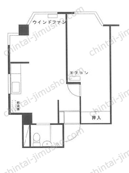 勝どき中央ロードスの間取図