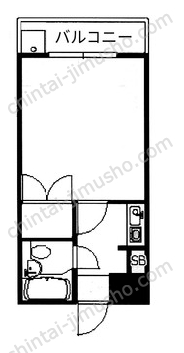 アルカディア下北沢1階の間取図