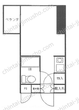 フォンテ六本木8階の間取図