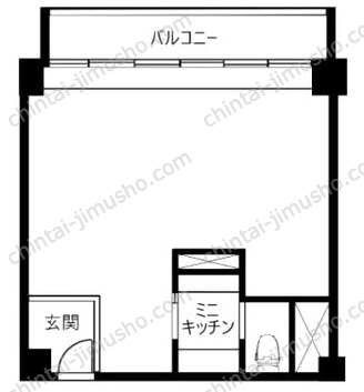 神宮前コーポラスの間取図