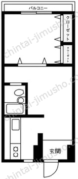 カーサ第二新宿の間取図