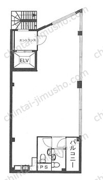 第3ロイヤルシラコビル2階の間取図