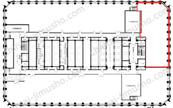 新宿センタービル／+OURS新宿の間取図