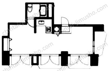 ソレアード六本木9Fの間取図