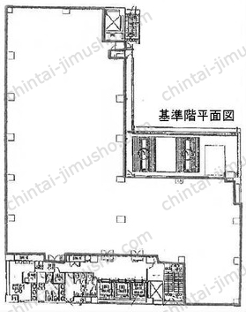 四谷メディカルビル5階の間取図
