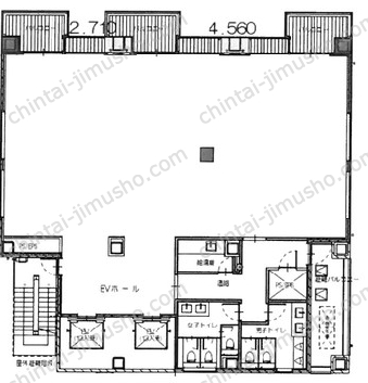 AND FIRST BLDG5Fの間取図