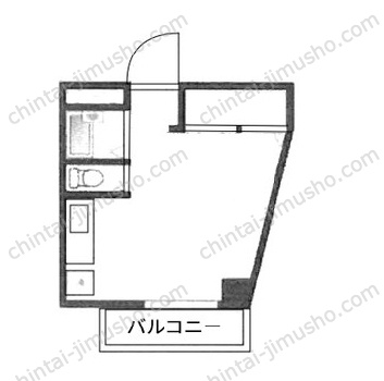モンターニュ国領3階の間取図