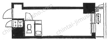 アルベルゴ上野5Fの間取図