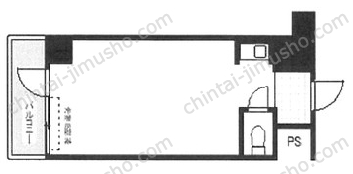 いづみハイツ茅場町7階の間取図