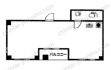 染谷ビル3階の間取図