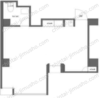 ビラ・モデルナの間取図