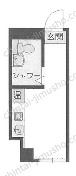 ダイヤモンドレジデンス八丁堀B1階の間取図